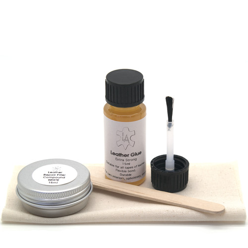 Leather repair kit glue - kit,