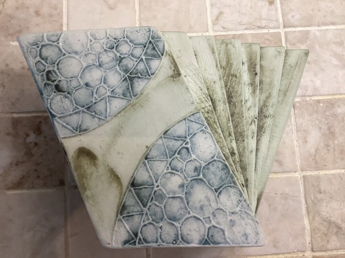 Vintage carn pottery - carn, fan