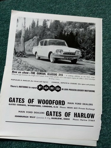 Sa51 ephemera 1961 advert - 1961, ford