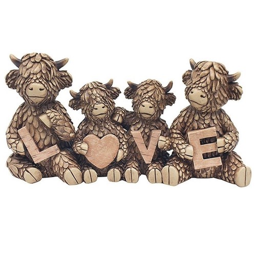 Hughie highland cow ornament - highland,