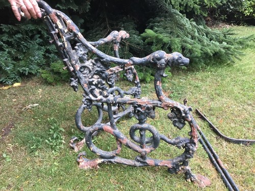 Original coalbrookdale bench - original,