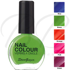 STARGAZER Neon Effect Nail Art Colour UV Reactive Fluorescent Nail Polish