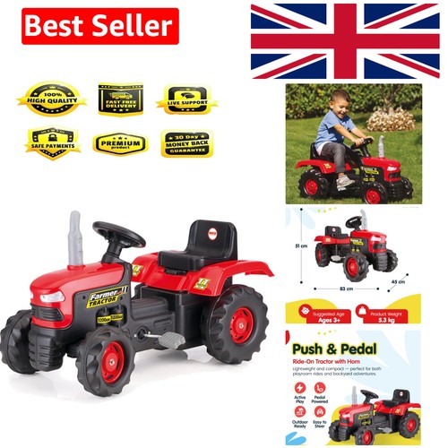 Child pedal tractor red - tractor,