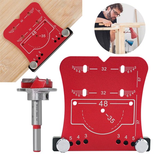 35mm hinge hole locator jig - hole,