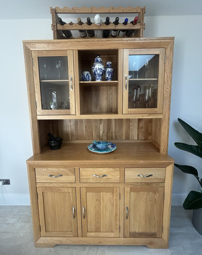 Bevel solid oak large - , dresser