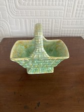 Vintage Art Deco 1930s FLAXMAN WADE HEATH no 247 green posy basket