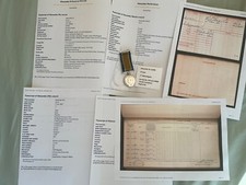 WW1 MEDAL SILVER ALEXANDER MARTIN GUNN 2nd RIFLE BRIGADE 523/SOUTH LANCS 49900