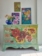 PAINTED CHEST OF DRAWERS