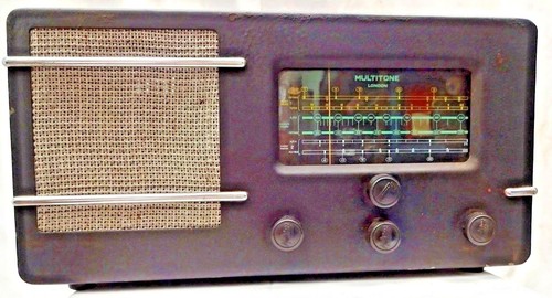 Vintage tube radio multitone - vintage,