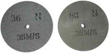Grinding Wheels For Bench Grinder 2 Piece 60 &36 Grit 200mm x 20mm 16mm Bore