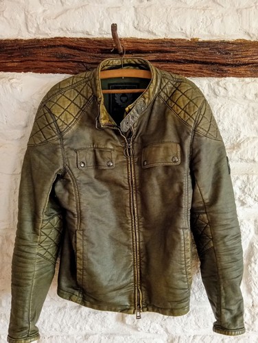 Belstaff man green waxed - green,