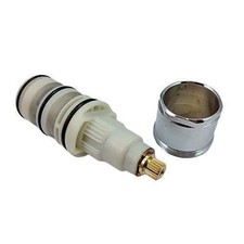 Mira Atom/Coda Bar Mixer Shower Thermostatic Cartridge & Chrome Shroud 1663.114