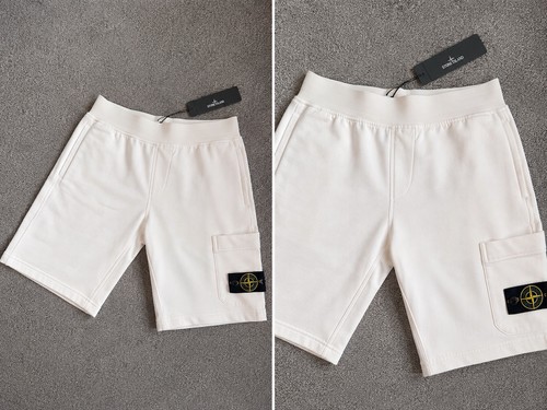 Boys white stone island - stone, shorts