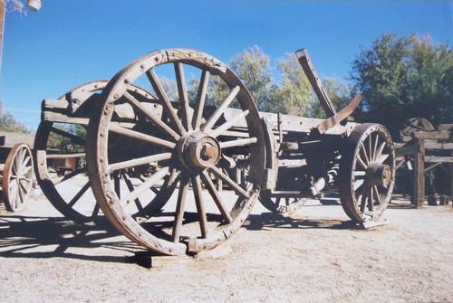 Old wooden cart photo usa - cart,