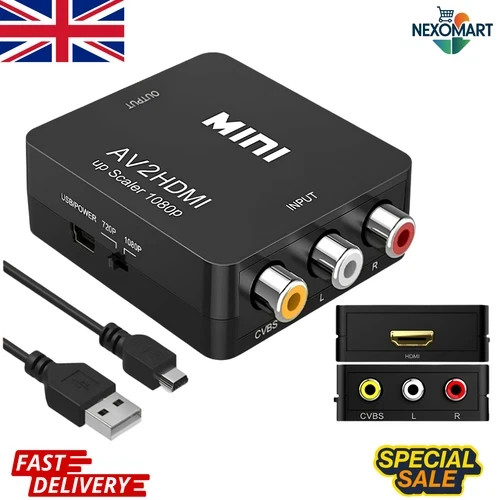Rca hdmi converter 1080p - hdmi,