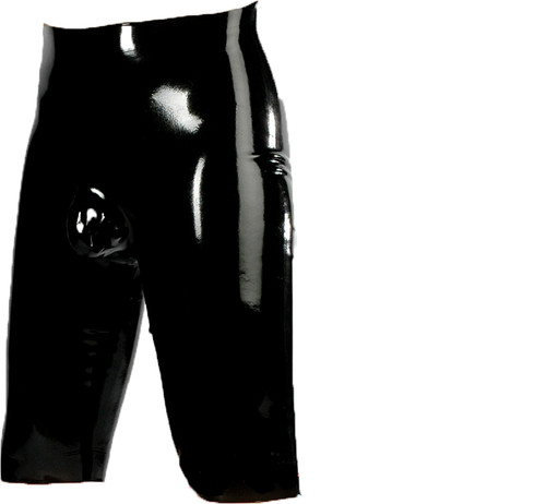 Rubber latex shorts bdsm - latex,