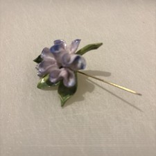 Vintage China Flower Brooch