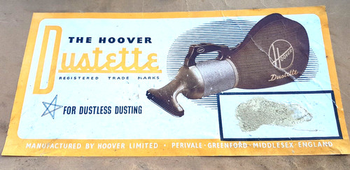 Vintage hoover dustette 100 - hoover,