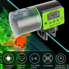 Automatic Pond Koi Fish Feeder Holiday Timer Auto Dispense Feed Digital Timer