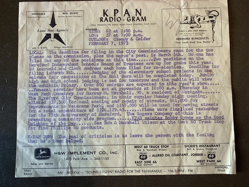 Vintage 1973 kpan - kpan, radio-gram