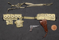 Dragon 1/6th Scale WW2/WWII American Webbing "JW"