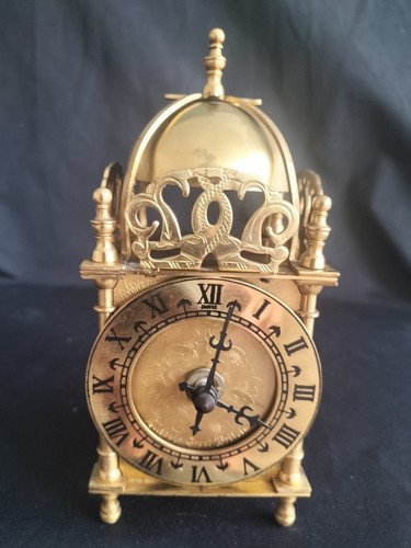 Smiths brass lantern - lantern, clock