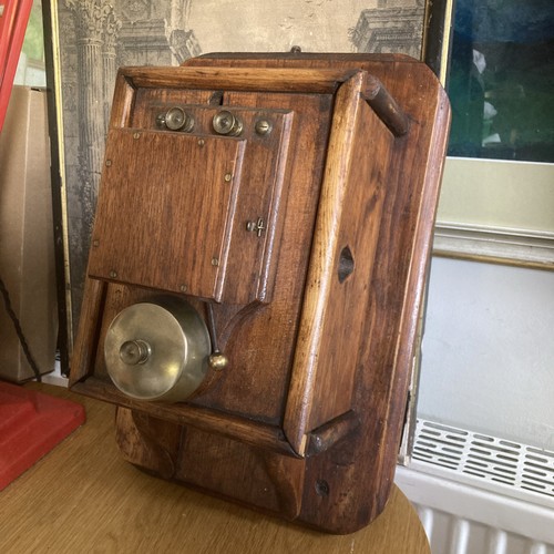 Antique wall mount telephone - wall,