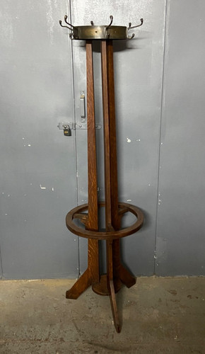 Antique vintage wooden coat - antique,