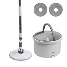 Self-Cleaning 360-Degree Rotate Spin Microfiber Mop and Bucket Set Washing Dry