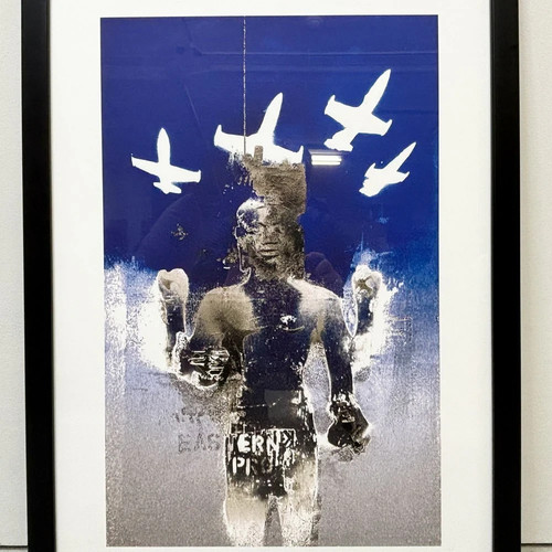 Robert del naja silkscreen - robert,