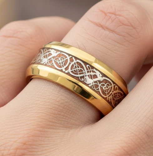 9mm yellow gold titanium - 9mm,