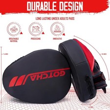 Boxing Focus Pads Pair, Thai Pads, Focus Mitts, Punch Mitts, MMA Pads Training