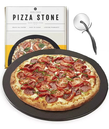 Heritage pizza stone cm - pizza, stone,