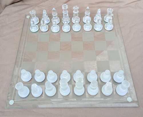 Full size glass - glass, chess