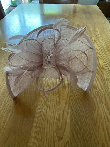 Blush pink fascinator from - fascinator,