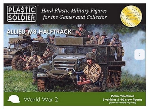 Ww2v15016 15mm allied m3 - ww2v15016,