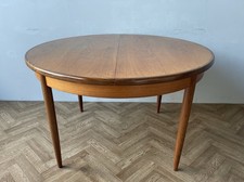 G Plan Fresco Iconic Round Vintage Extending Teak Dining Table FREE DELIVERY