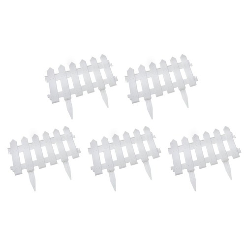White garden fence panels - white,