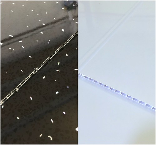 Gloss white black sparkle - gloss, or