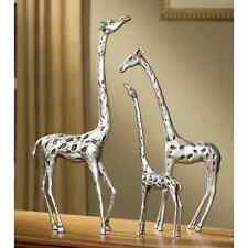 Aluminum Decorative Home Décor Giraffe Family Sculpture Set Of 3
