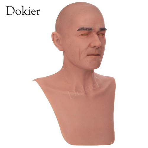 Realistic soft silicone head - realistic,