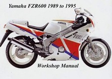 YAMAHA FZR600 1989 to 1995 WORKSHOP MANUAL - PDF Files