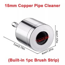 Copper Pipe Cleaners 15mm,22mm Plumbing & Heating Drill Version Metal Version UK