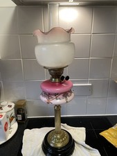 Victorian Oil Lamp With