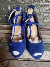 Reiss Royal Blue Suede Buckle