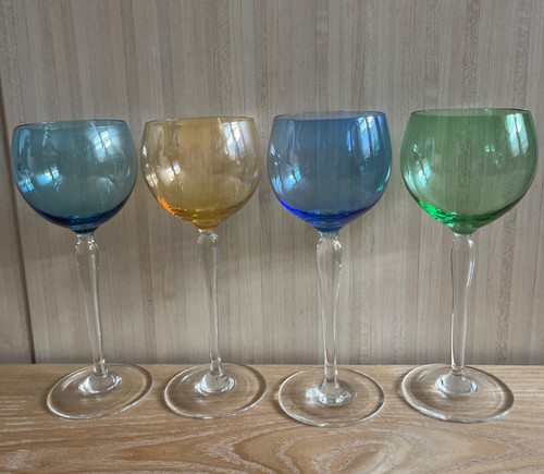 Set of 4 & 5,  Harlequin, Hock