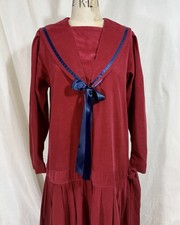 Vintage 1980s Laura Ashley Red