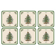 Spode Christmas Tree Set Of 6