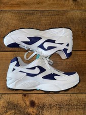 Vintage Nike Ceres Sneakers Mens sz 10.5 1995 White Navy Teal Rare Tennis Shoes