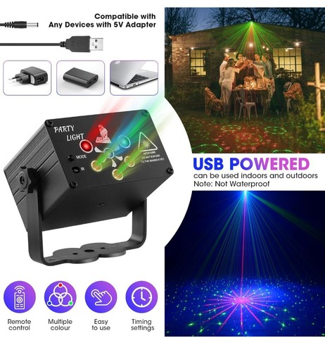 Disco lights sound activated - lights,